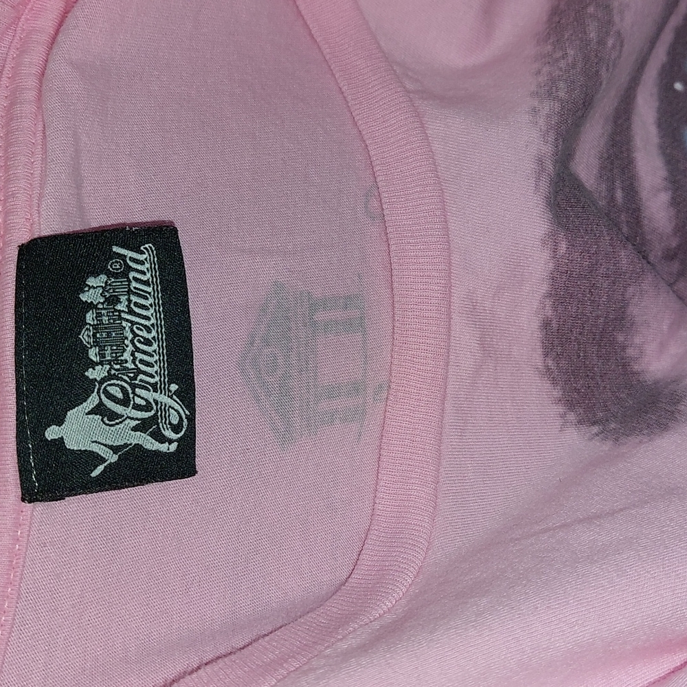 Elvis Presley The King Graceland Pink Cadillac Tee Shirt M Medium - Picture 5 of 5